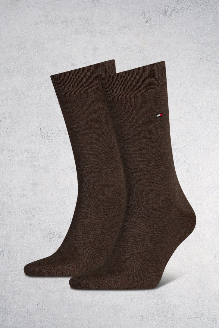 Chaussettes marron - 2 paires de Tommy Hilfiger pour Hommes