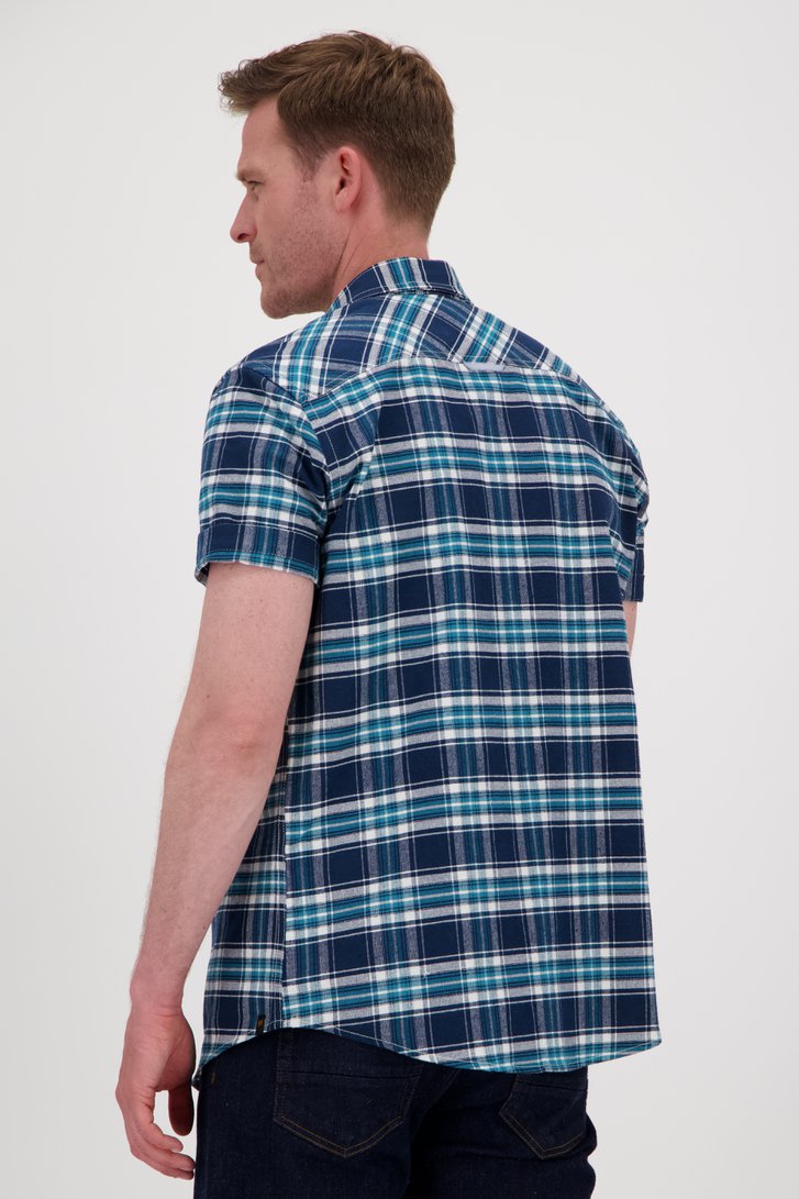 Chemise à carreaux à manches courtes - regular fit de Ravøtt pour Hommes