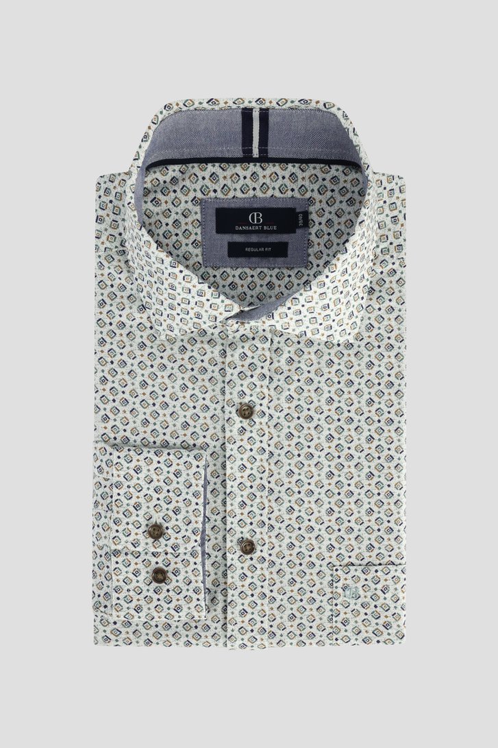 Le devant de Chemise à fine imprimé - Regular fit de Dansaert Blue pour Hommes
