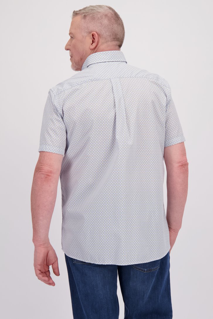 Chemise à imprimé bleu-marron - Comfort fit de Dansaert Blue pour Hommes