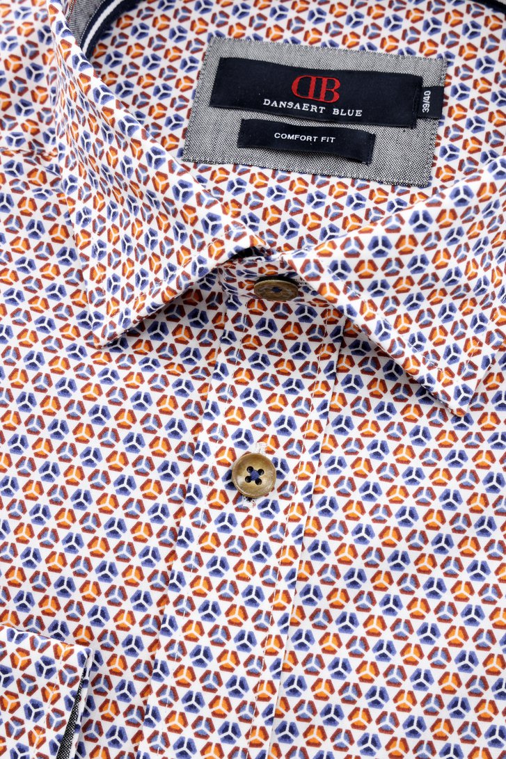 Photo produit 2 de Chemise à imprimé coloré - Comfort fit de Dansaert Blue pour Hommes