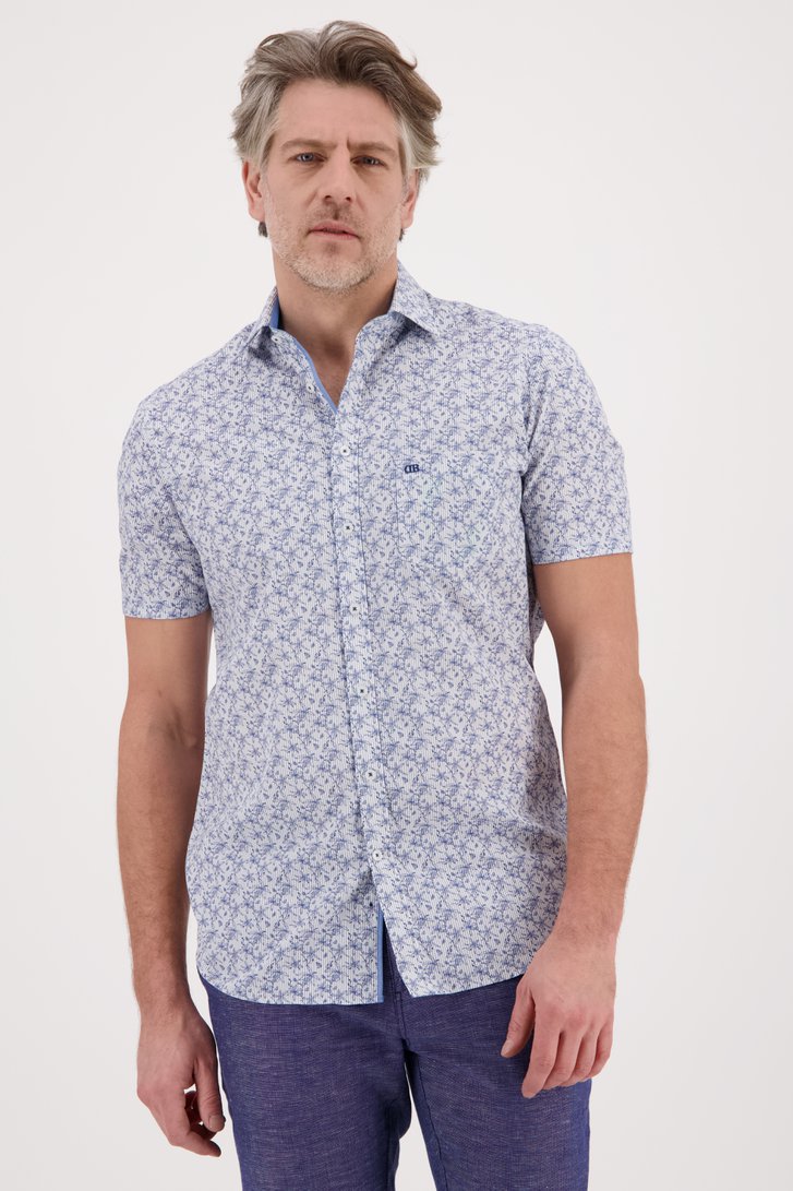 Chemise à imprimé et manches courtes - regular fit de Dansaert Blue pour Hommes