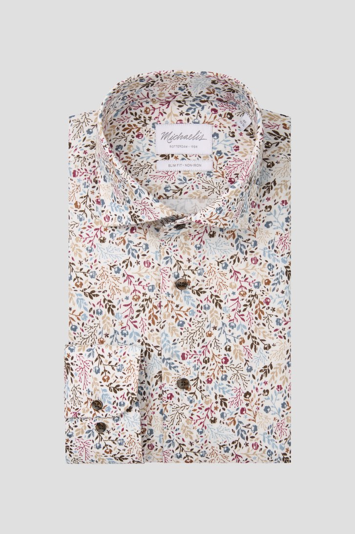 Photo produit 1 de Chemise à imprimé feuillage et fleuri – Slim fit de Michaelis pour Hommes