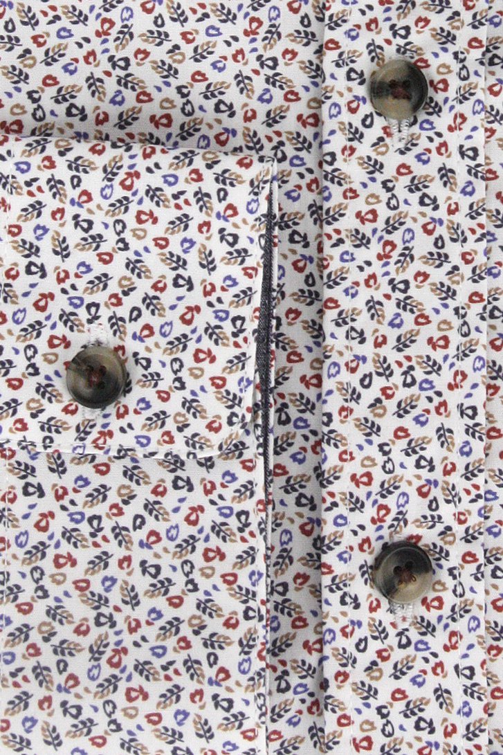 Chemise à imprimé floral fin - Comfort fit de Dansaert Blue pour Hommes