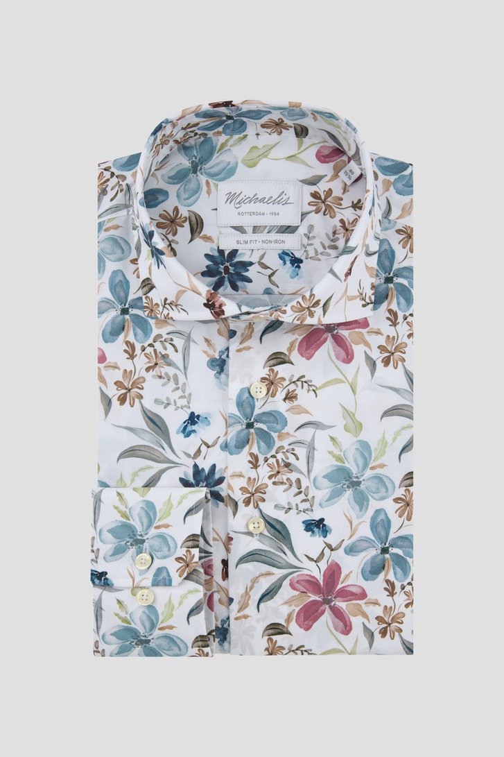 Photo produit 1 de Chemise à imprimé floral multicolore – Slim fit de Michaelis pour Hommes