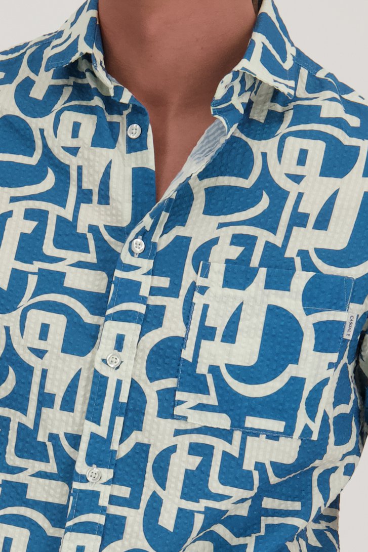 Chemise à imprimé géométrique - Regular fit de Casual Five pour Hommes