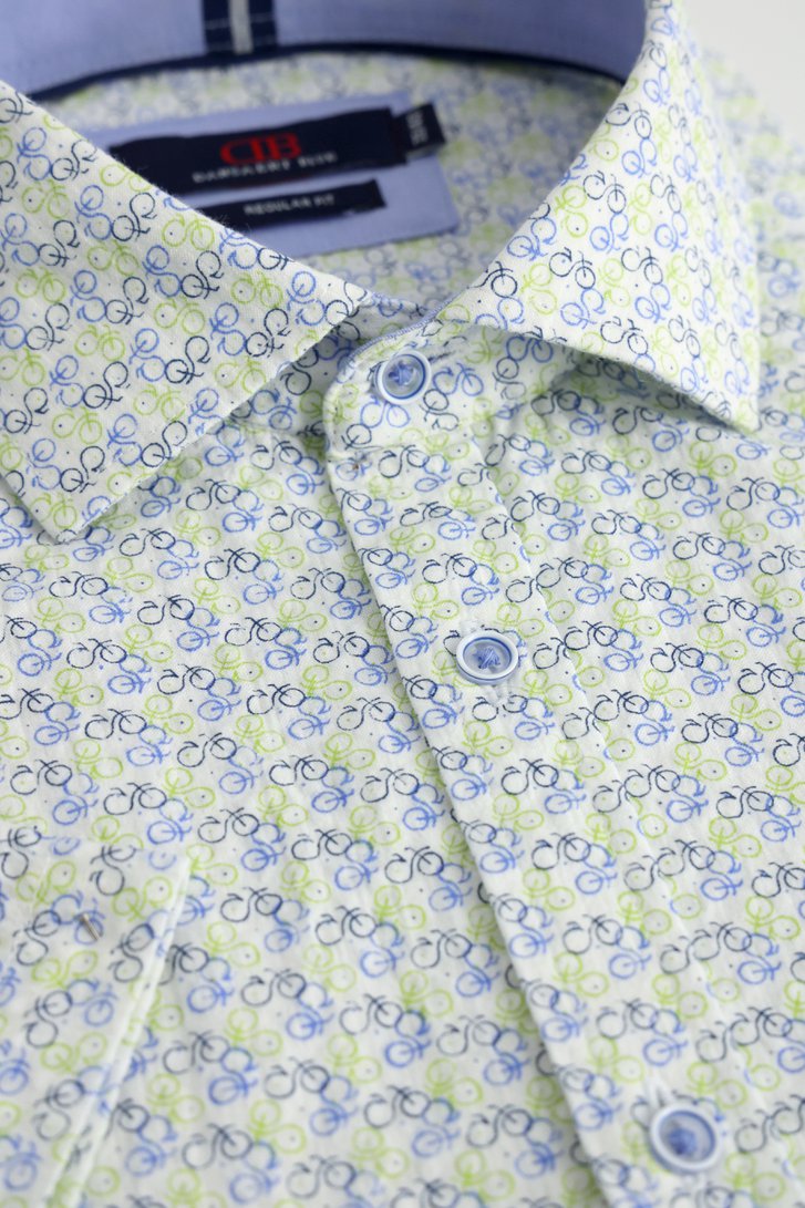 Photo produit 2 de Chemise à imprimé graphique de vélos - Regular fit de Dansaert Blue pour Hommes