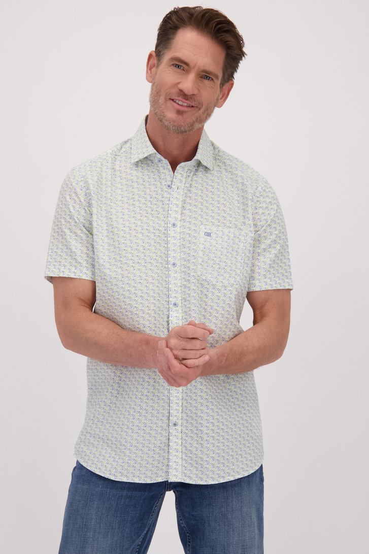 Le devant de Chemise à imprimé graphique de vélos - Regular fit de Dansaert Blue pour Hommes