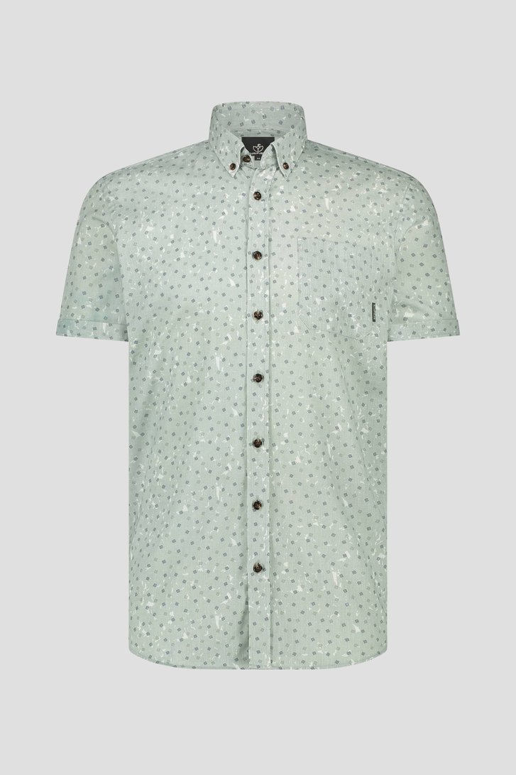 Chemise à manches courtes gris-vert - regular fit de Bluefields pour Hommes