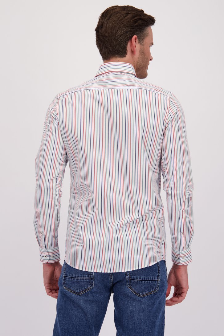 Chemise à rayures colorées - regular fit de Dansaert Blue pour Hommes