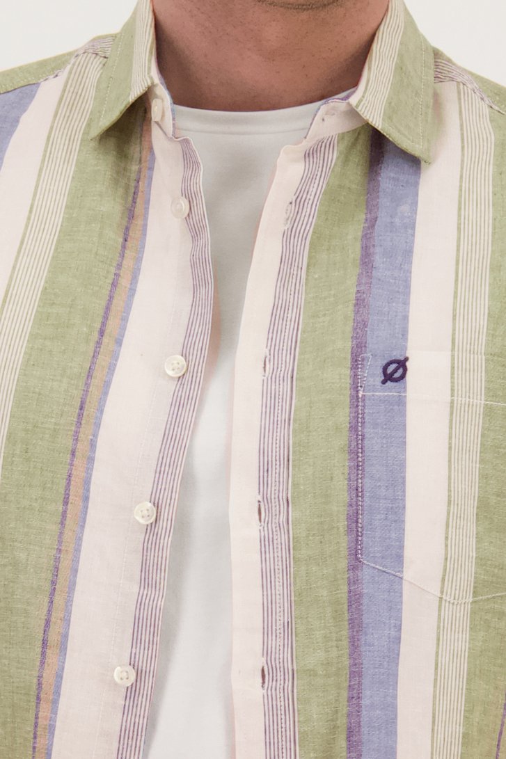 Chemise à rayures pastel - Regular fit	 de Ravøtt pour Hommes