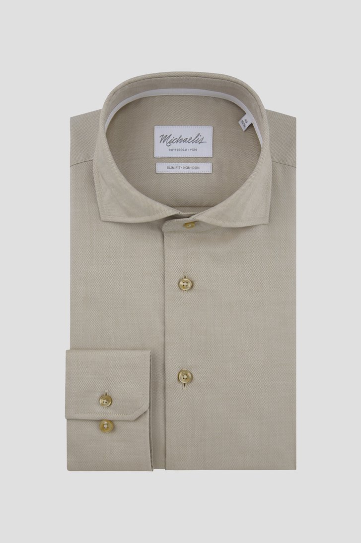 Photo produit 1 de Chemise beige clair – Slim fit de Michaelis pour Hommes