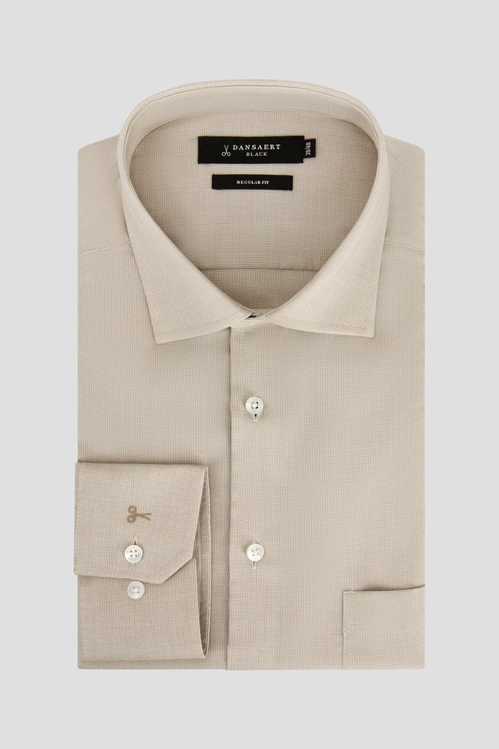 Photo produit 1 de Chemise beige - Regular fit de Dansaert Black pour Hommes
