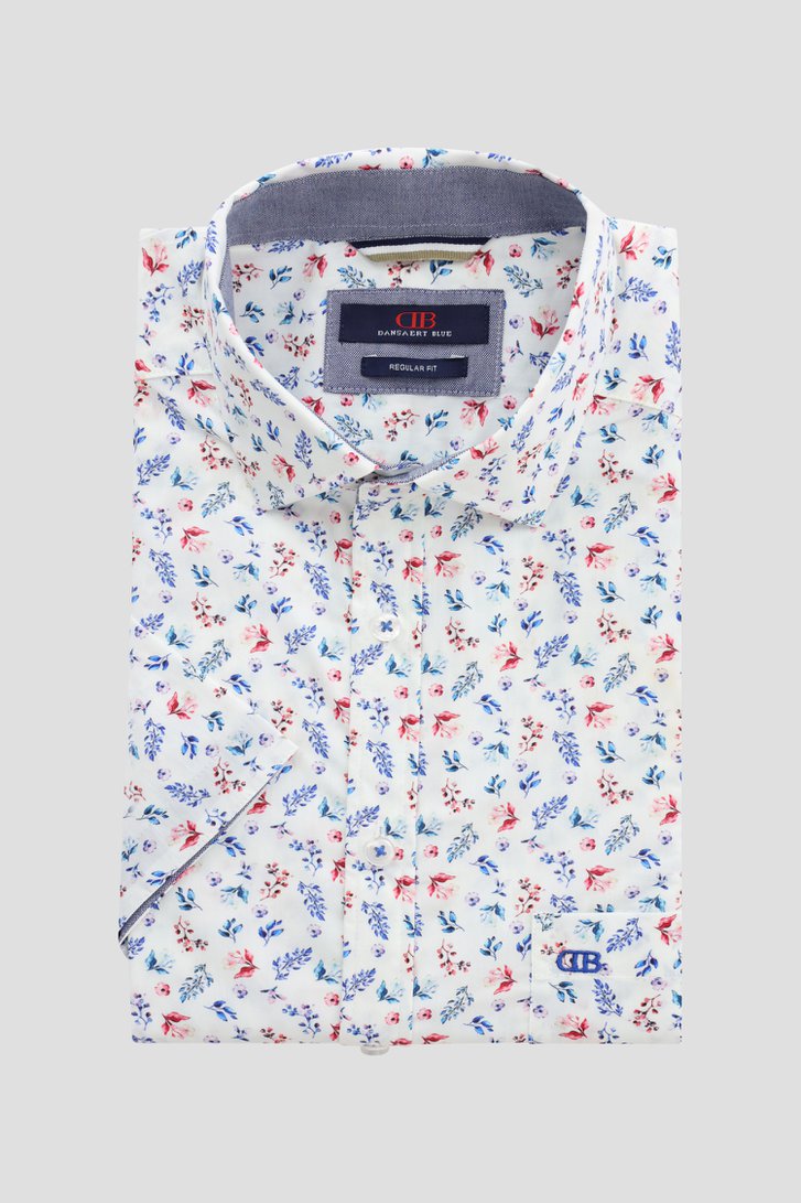 Chemise blanche à imprimé floral - Regular fit de Dansaert Blue pour Hommes