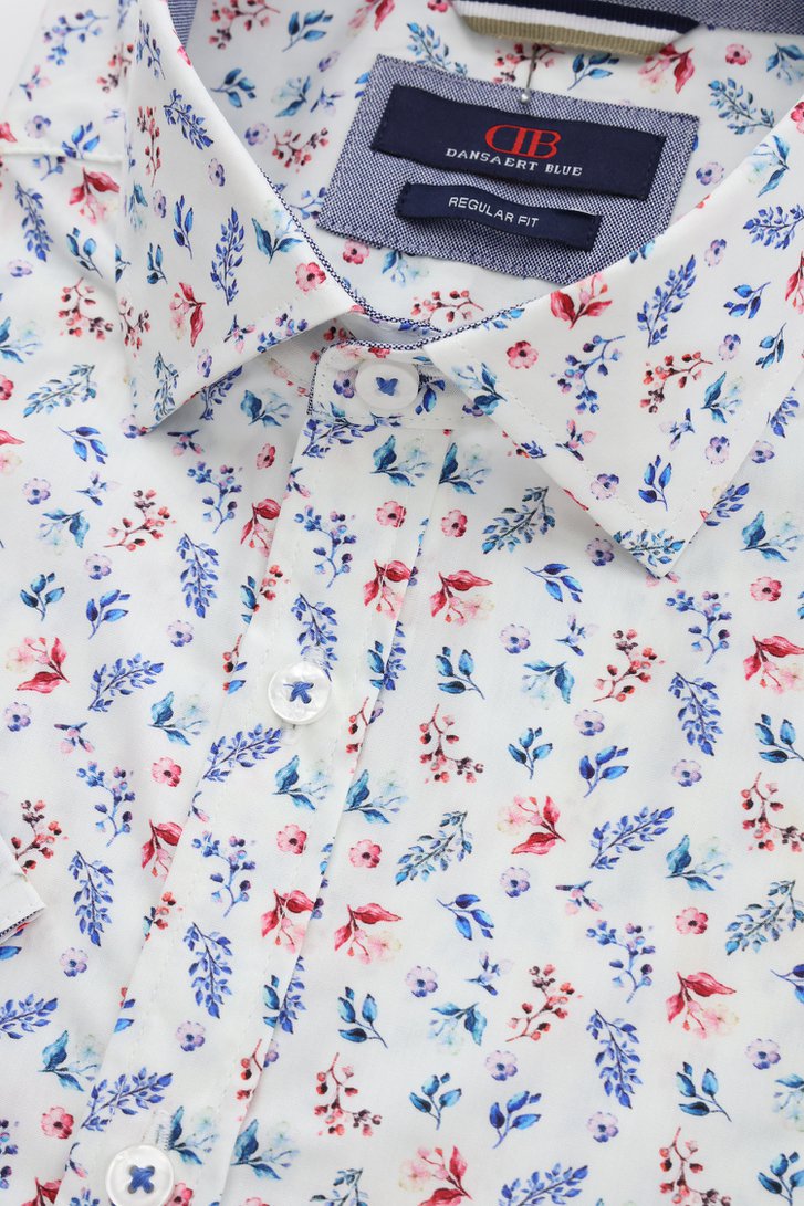 Chemise blanche à imprimé floral - Regular fit de Dansaert Blue pour Hommes