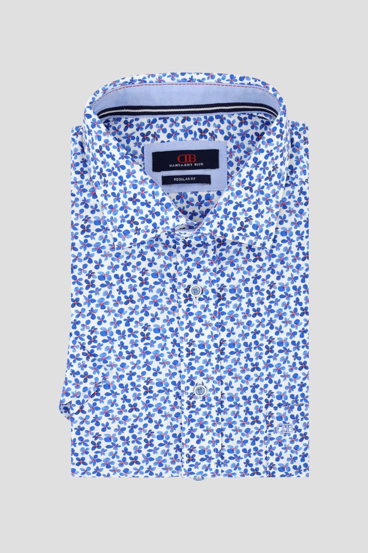 Chemise blanche à imprimé floral - regular fit de Dansaert Blue pour Hommes