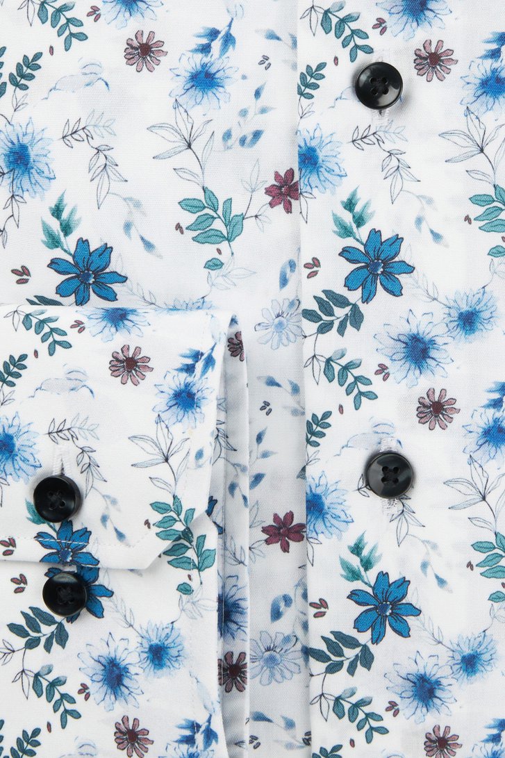 Chemise blanche à imprimé floral - Slim fit de Michaelis pour Hommes