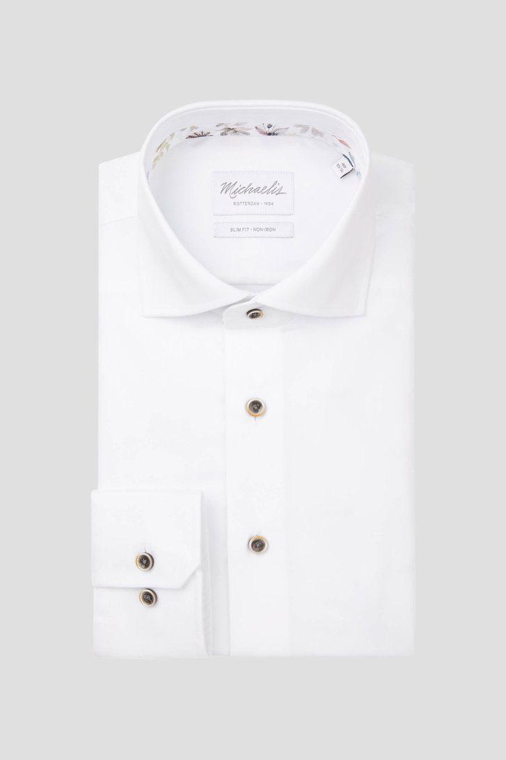 Chemise blanche à manches longues - Slim fit de Michaelis pour Hommes