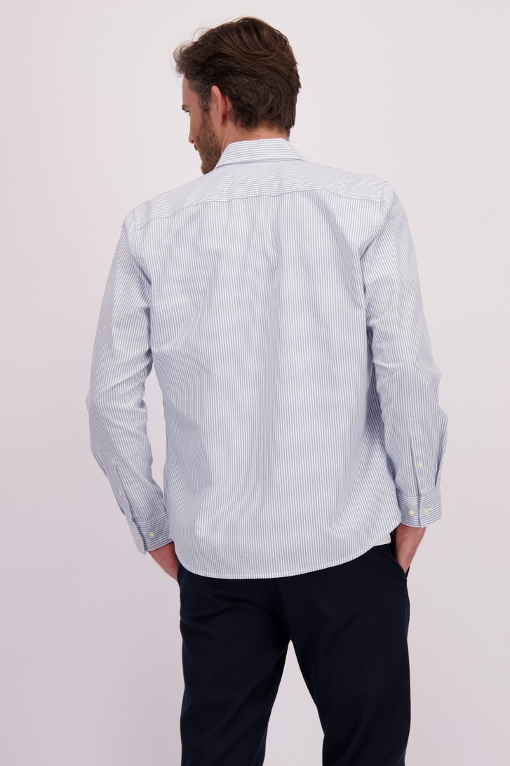 Le dos de Chemise blanche à rayures – Regular fit  de Marc O'Polo pour Hommes
