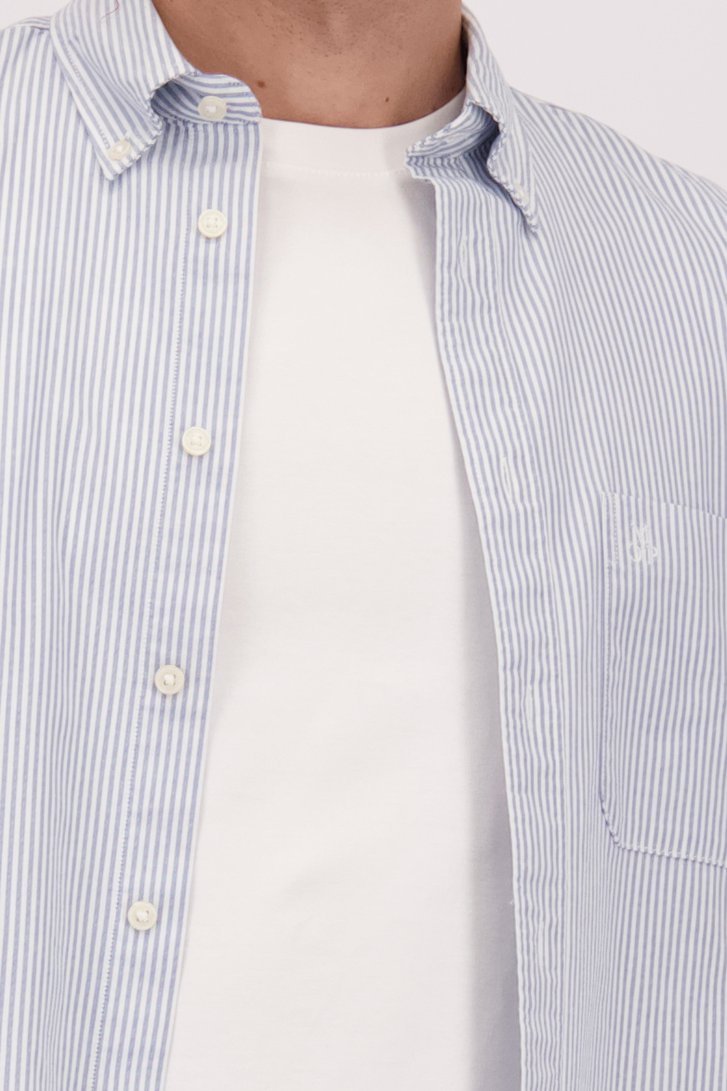 Détail de Chemise blanche à rayures – Regular fit  de Marc O'Polo pour Hommes