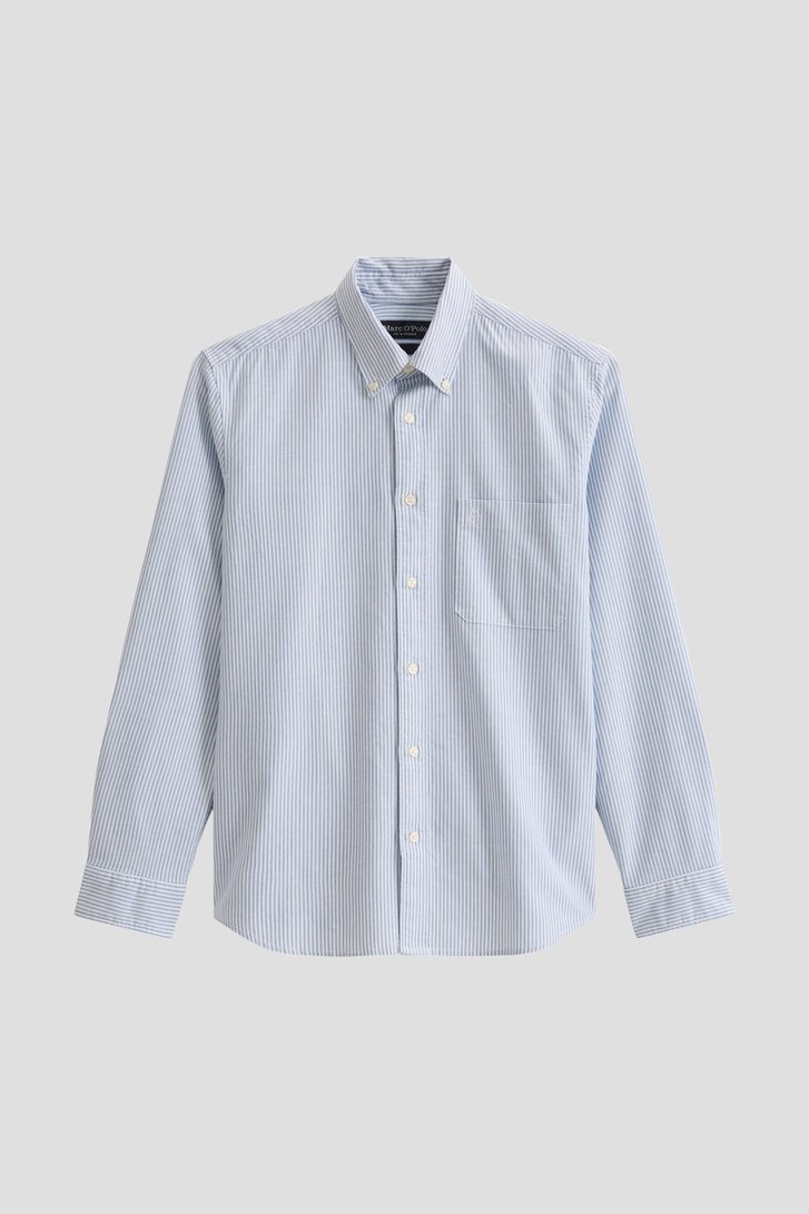 Photo produit 1 de Chemise blanche à rayures – Regular fit  de Marc O'Polo pour Hommes