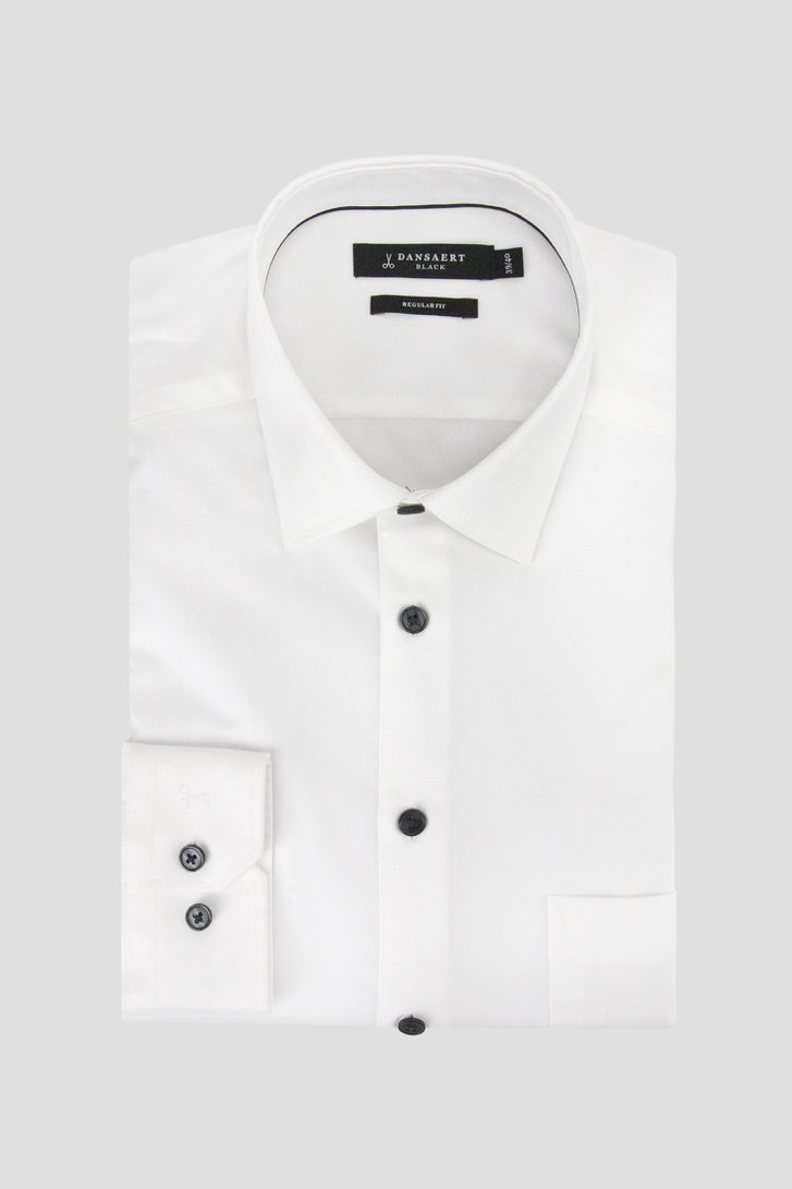 Chemise blanche - regular fit de Dansaert Black pour Hommes