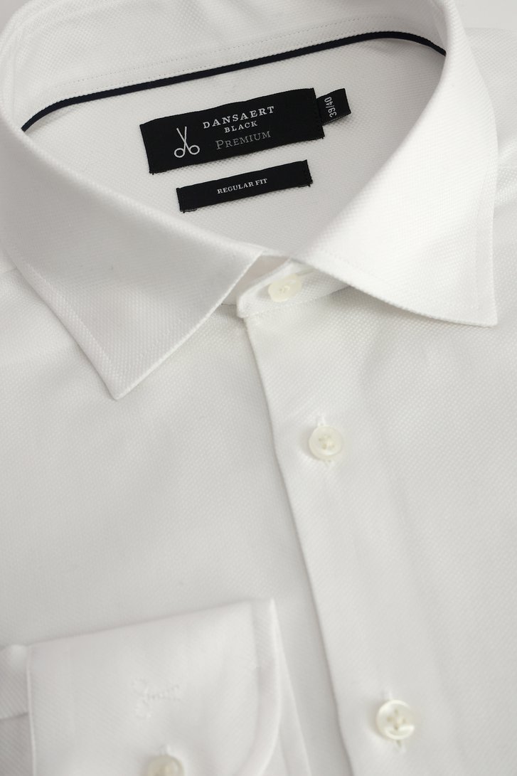 Photo produit 2 de Chemise blanche – Regular fit de Dansaert Black Premium pour Hommes