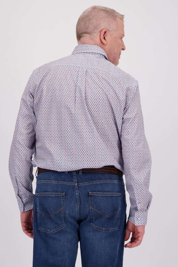 Chemise bleu clair à imprimé - comfort fit de Dansaert Blue pour Hommes