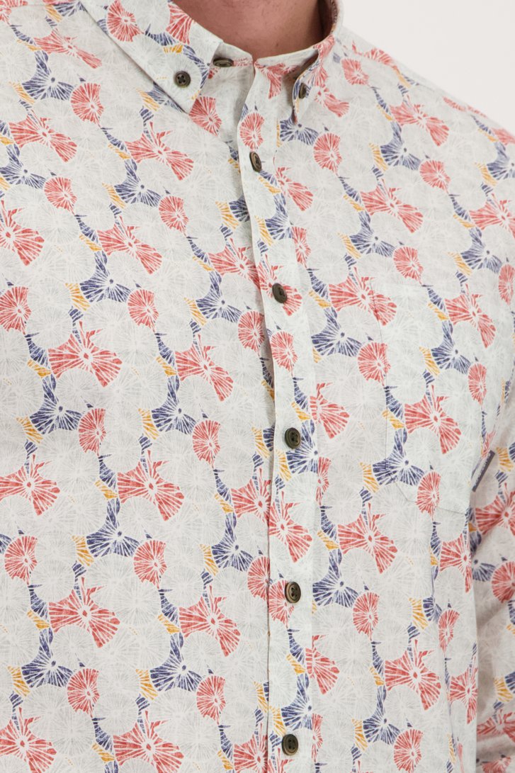 Détail de Chemise bleu clair à imprimé - Regular fit de Bluefields pour Hommes