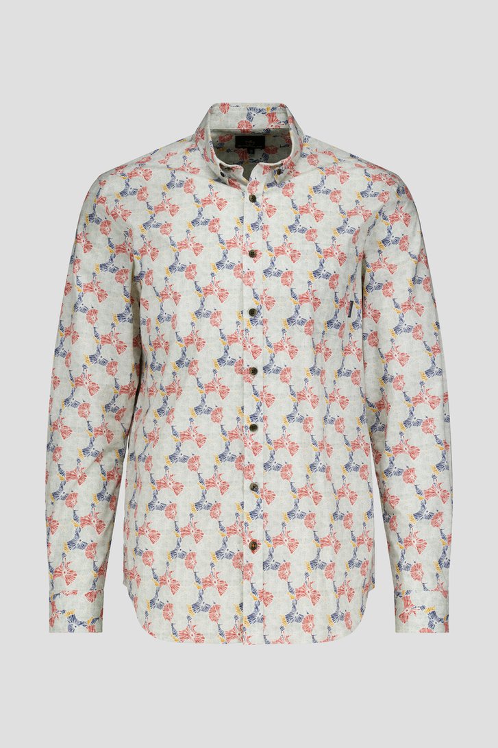 Photo produit 1 de Chemise bleu clair à imprimé - Regular fit de Bluefields pour Hommes