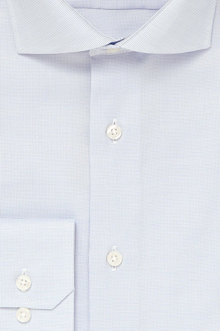 Détail de Chemise bleu clair chiné – Coupe slim de Michaelis pour Hommes