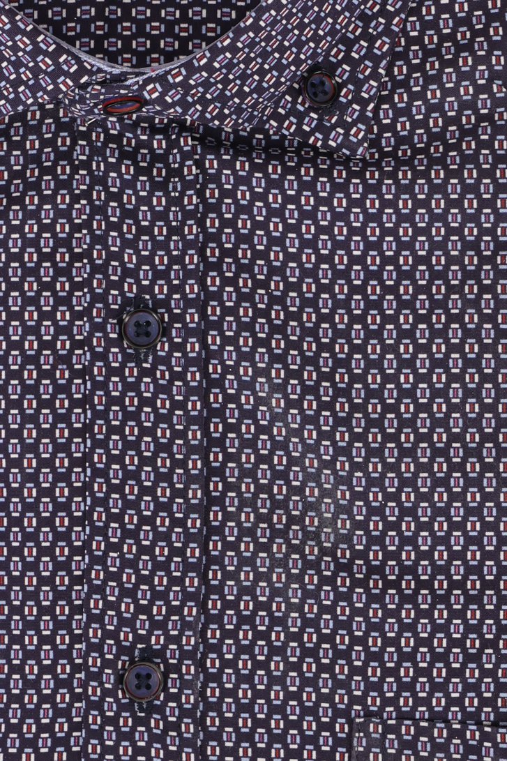 Chemise bleu foncé à imprimé - regular fit de Dansaert Blue pour Hommes