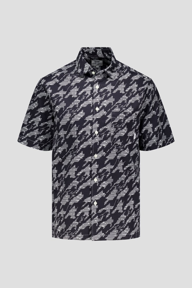 Photo produit 1 de Chemise bleu foncé, manches courtes - Regular fit de Casual Five pour Hommes