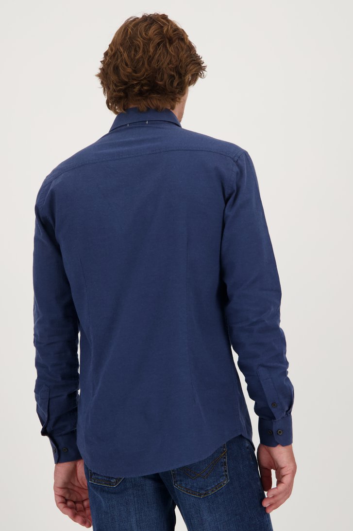 Le dos de Chemise bleu foncé - Regular fit de Bluefields pour Hommes