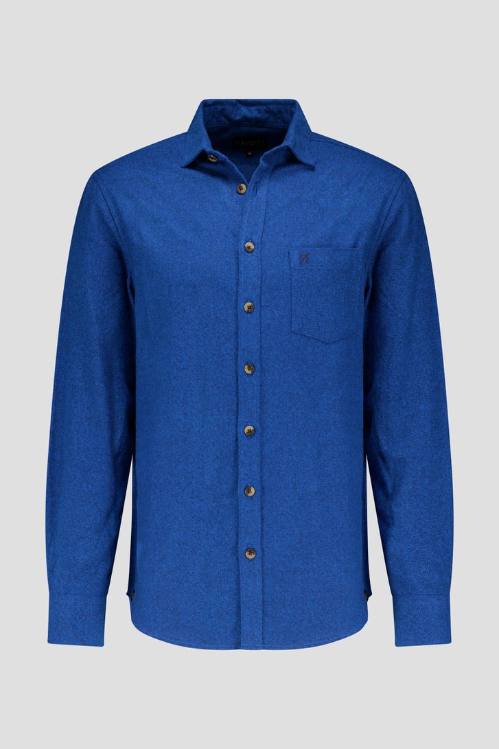 Photo produit 1 de Chemise bleu royal - Regular fit de Ravøtt pour Hommes