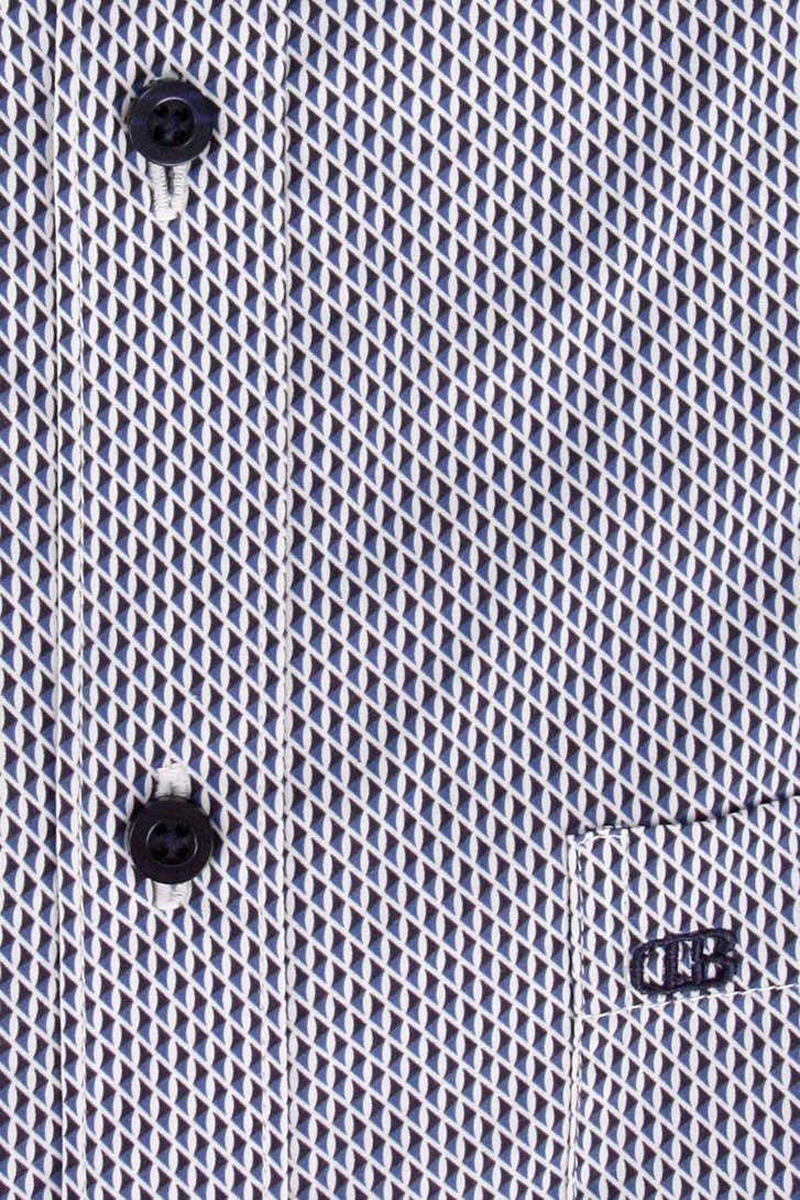 Chemise bleue à motif fin - Comfort fit de Dansaert Blue pour Hommes