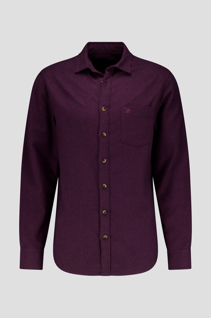 Photo produit 1 de Chemise bordeaux - Regular fit de Ravøtt pour Hommes