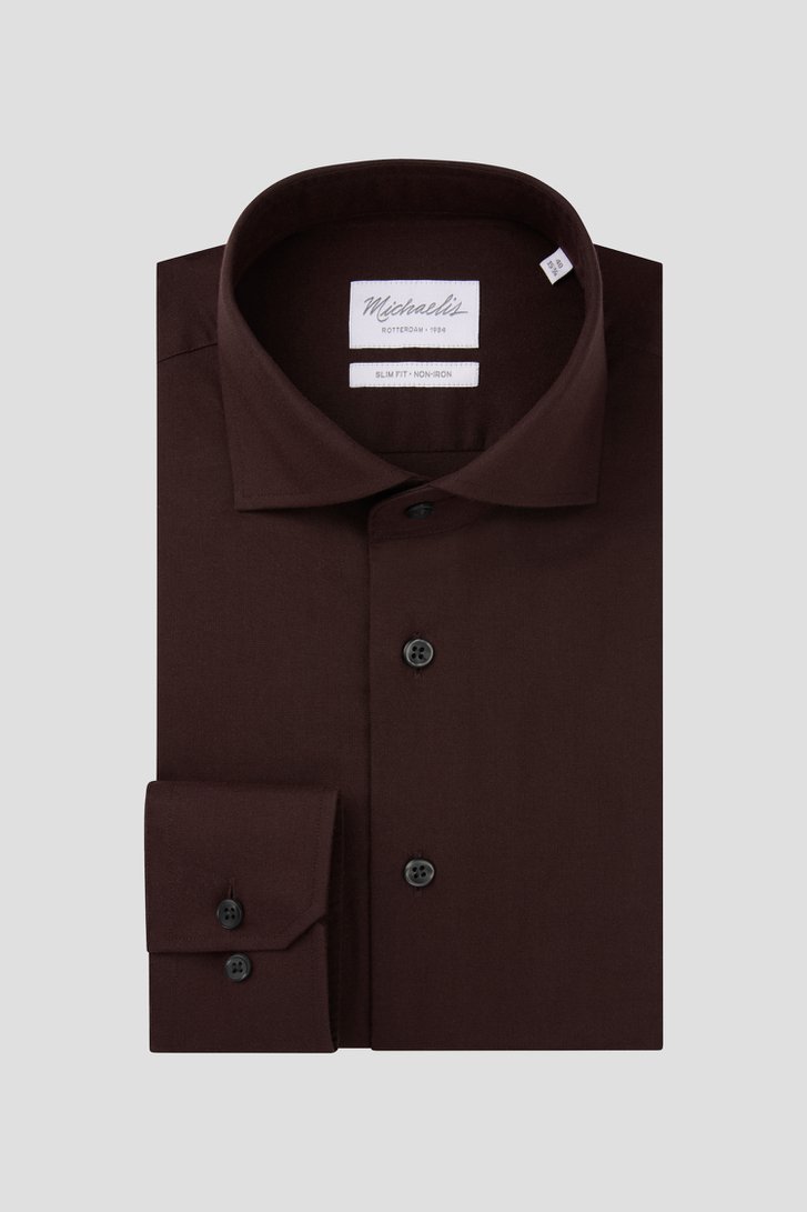Photo produit 1 de Chemise bordeaux - Slim fit  de Michaelis pour Hommes