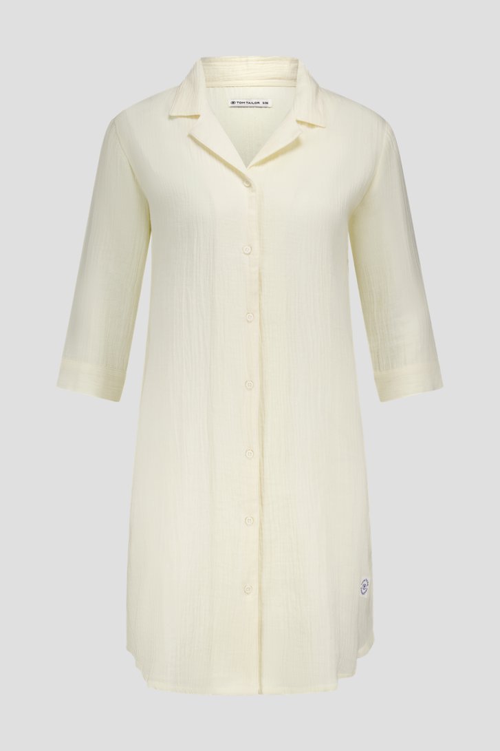 Chemise de nuit écrue  de Tom Tailor pour Femmes