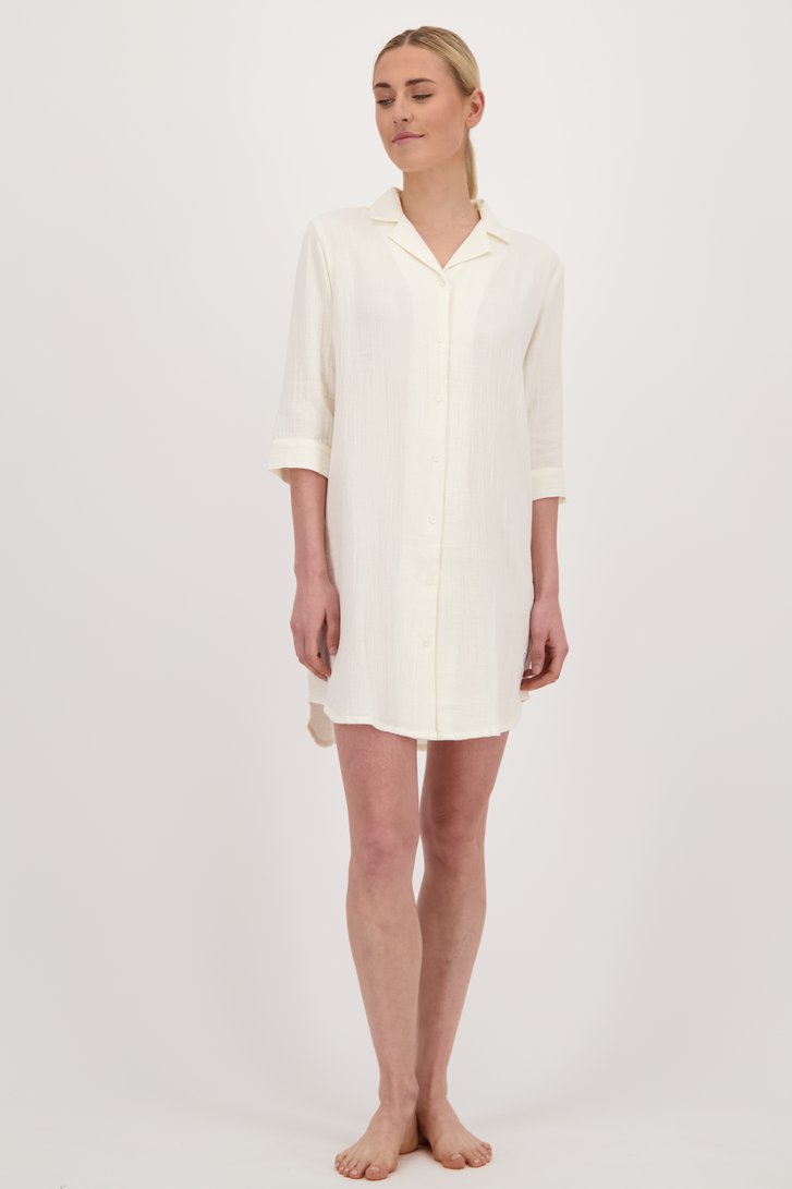 Chemise de nuit écrue  de Tom Tailor pour Femmes