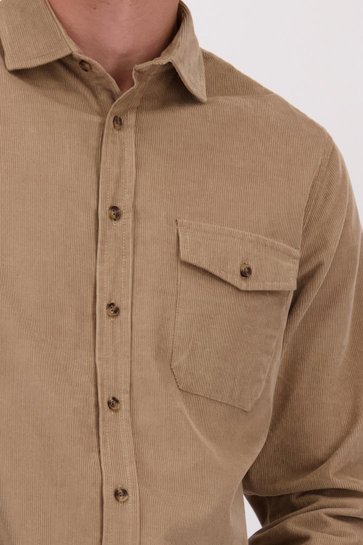 Photo supplémentaire 3 de Chemise en velours côtelé beige clair de Ravøtt pour Hommes