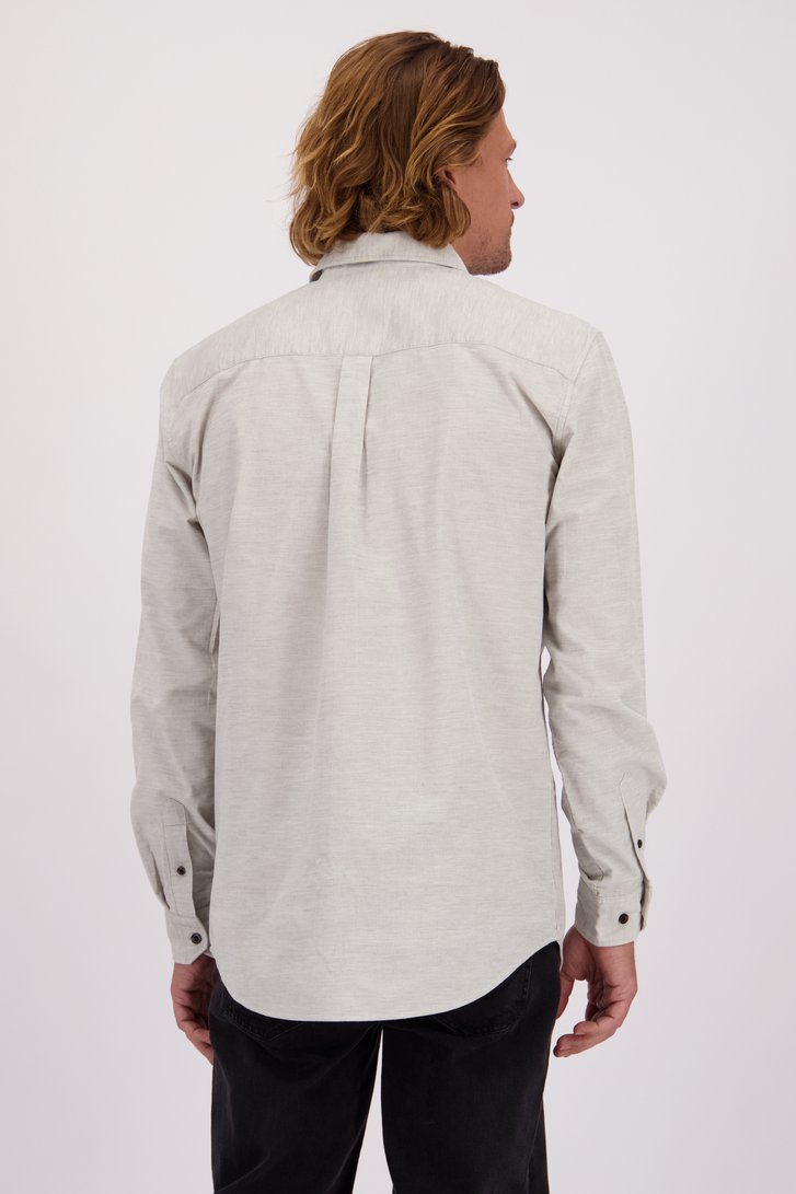 Le dos de Chemise en velours côtelé beige - Regular fit de Bluefields pour Hommes