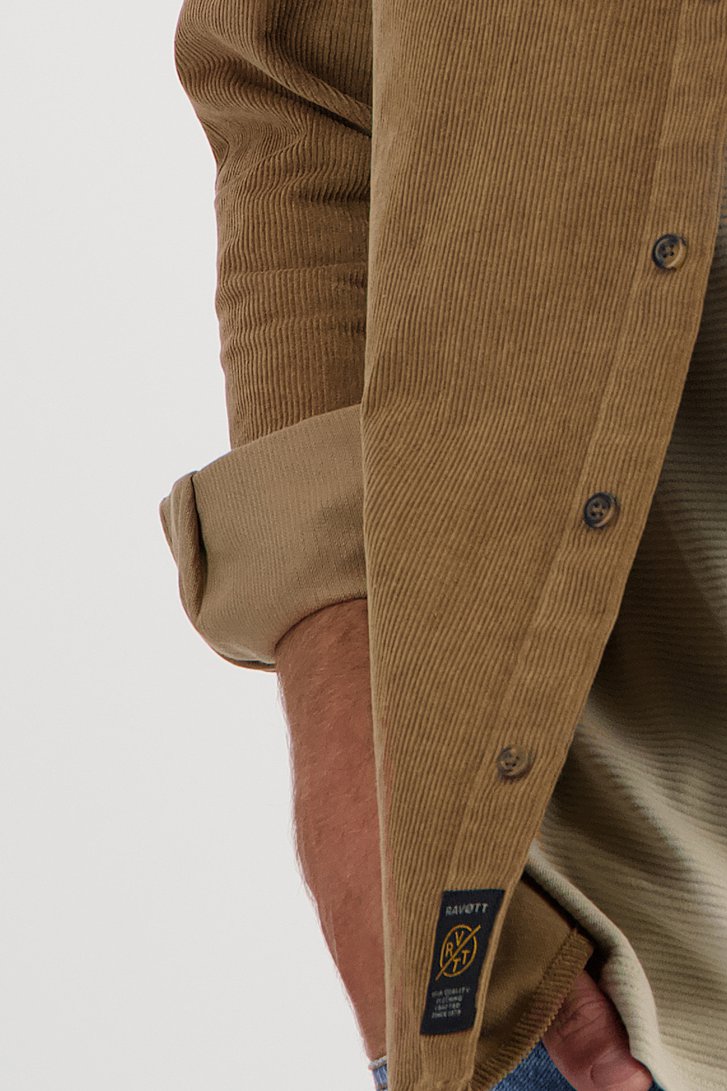 Chemise en velours côtelé - Collection Metejoor	 de Ravøtt pour Hommes