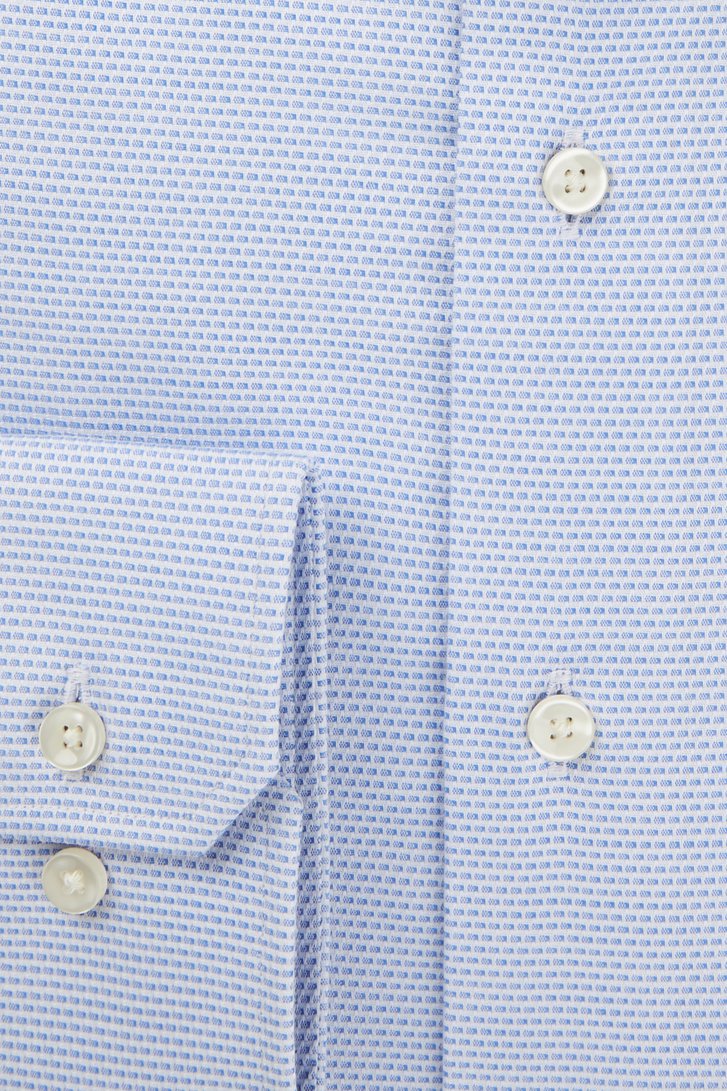 Chemise finement pointillée bleu clair - Slim fit de Michaelis pour Hommes