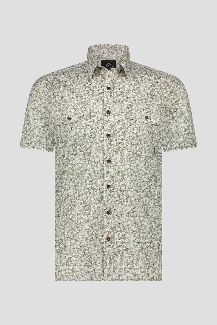 Chemise kaki, manches courtes - Regular fit de Bluefields pour Hommes
