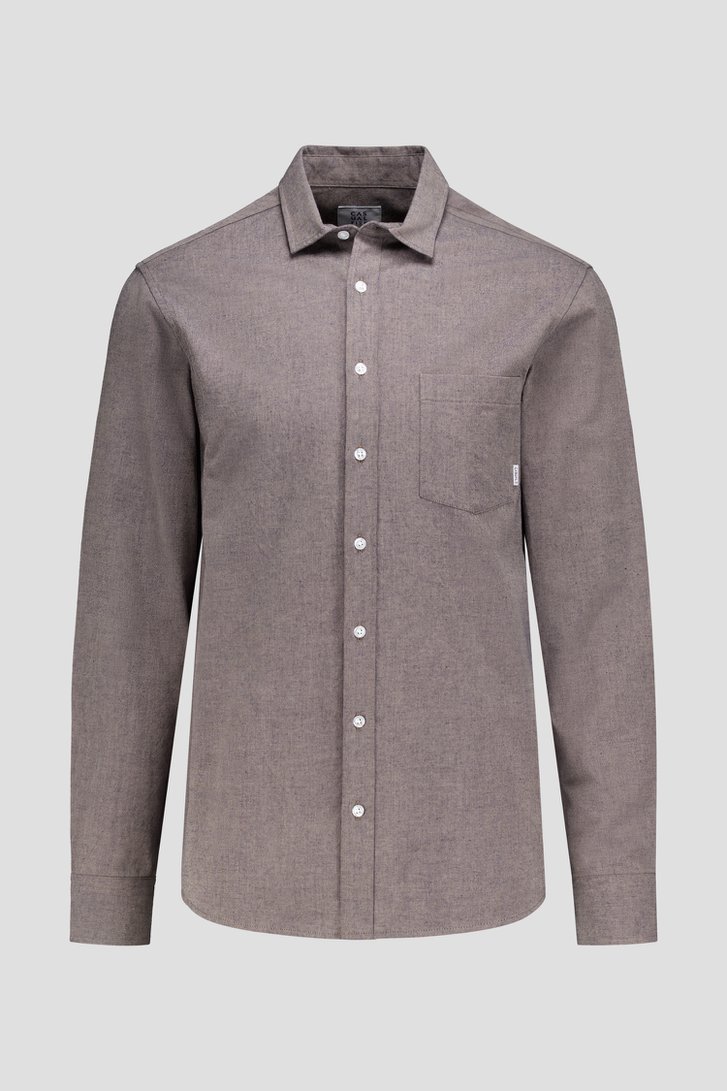 Photo produit 1 de Chemise marron - Regular fit de Casual Five pour Hommes