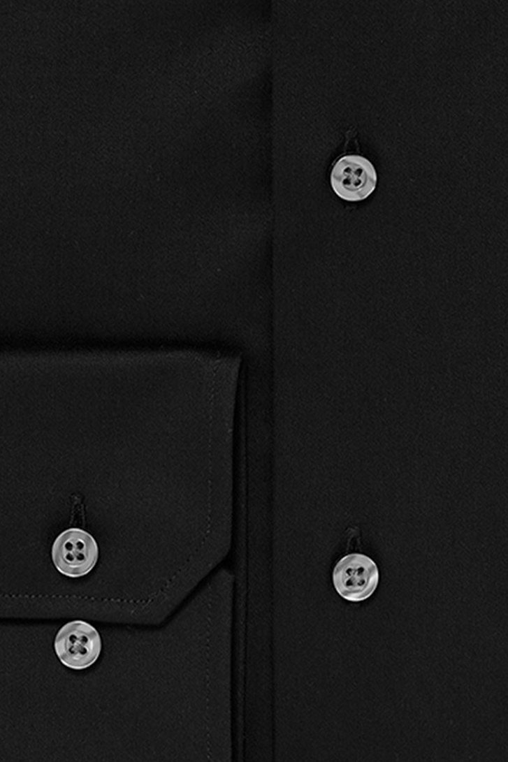 Chemise noire - slim fit de Michaelis pour Hommes
