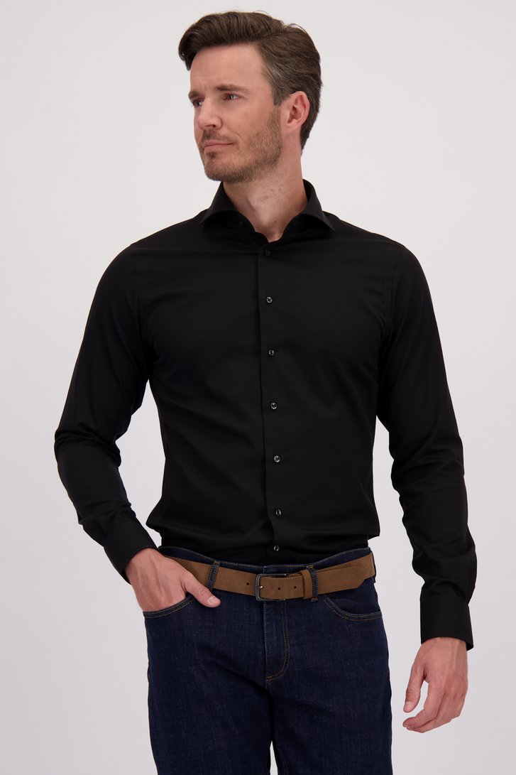 Chemise noire - slim fit de Michaelis pour Hommes
