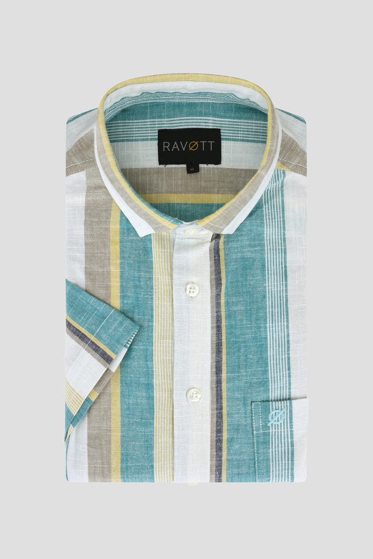 Chemise rayée colorée - Coupe regular de Ravøtt pour Hommes