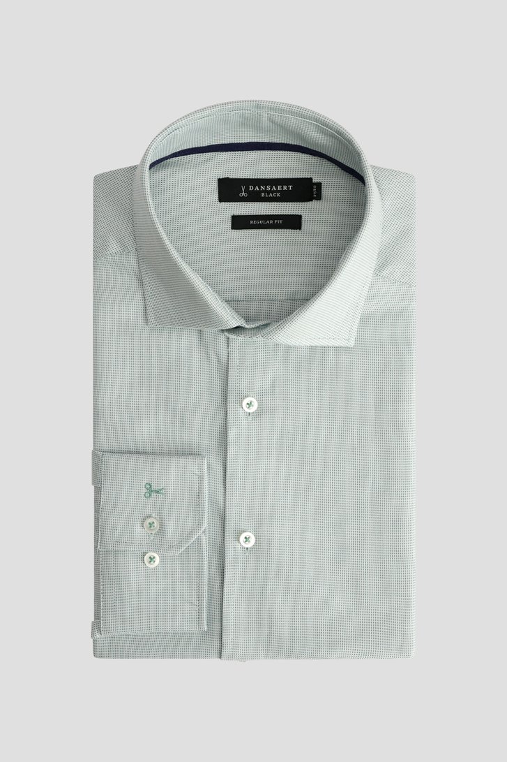 Photo produit 1 de Chemise vert à carreaux - Regular fit de Dansaert Black pour Hommes